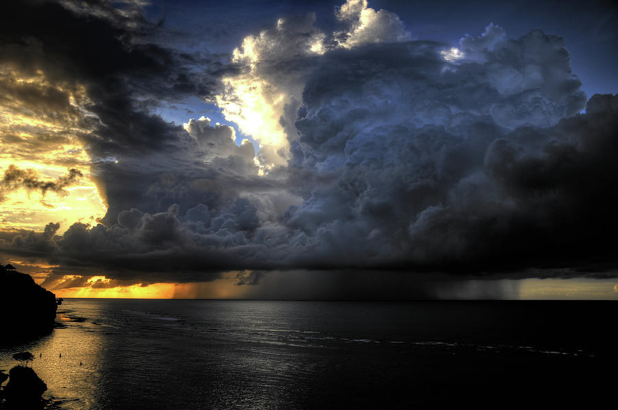 Big Storm, Golden Sunset, Gorgeous Sky Photograph By © Teo Morabito