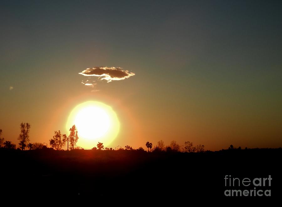 Big Sun Photograph by Leo Sopicki
