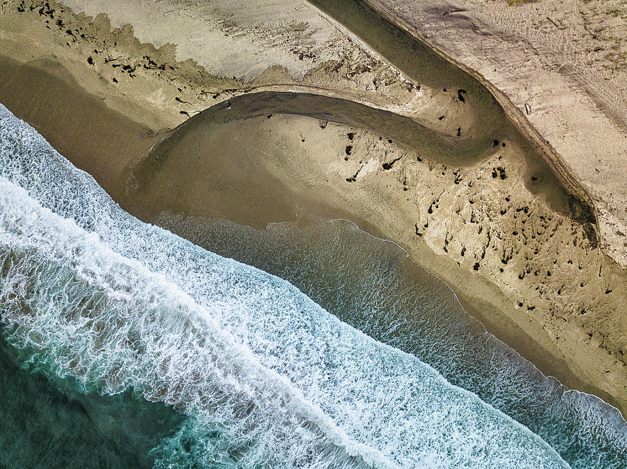 Abstract Photograph - Big Sur Aerial by Rob Darby