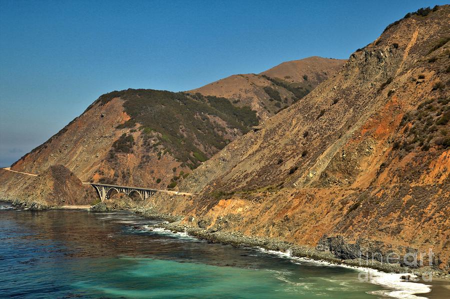 Big Sur And The Bridge Photograph by Adam Jewell