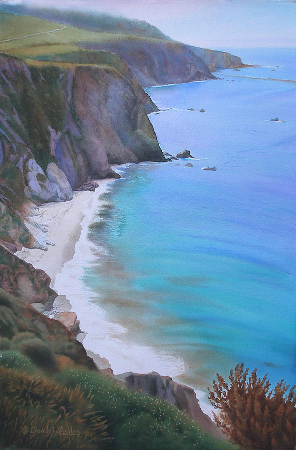 Big Sur Coast Painting by Daniel Dayley