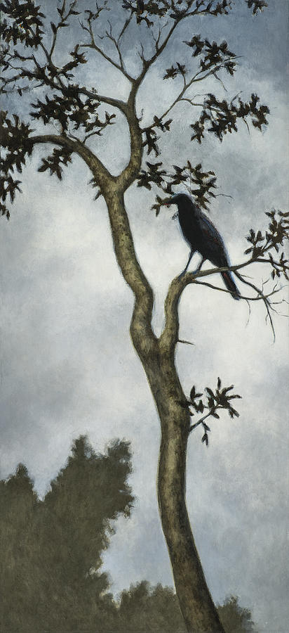 Crow Painting - Big Sur by David Palmer