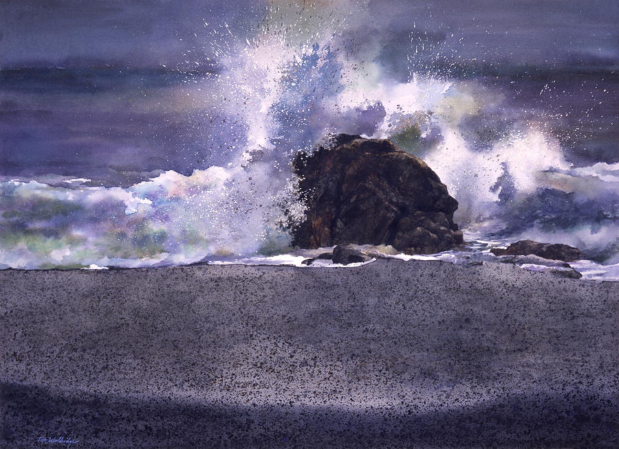 Big Sur Revisited Painting by Tom Wooldridge
