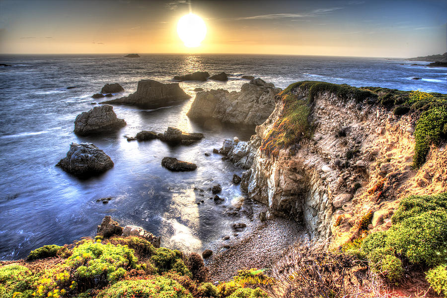 Sunset Photograph - Big Sur Sunset by Shawn Everhart