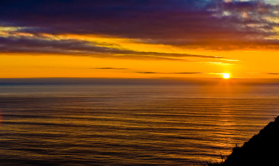 Big Sur Sunset Photograph by Tommy Farnsworth