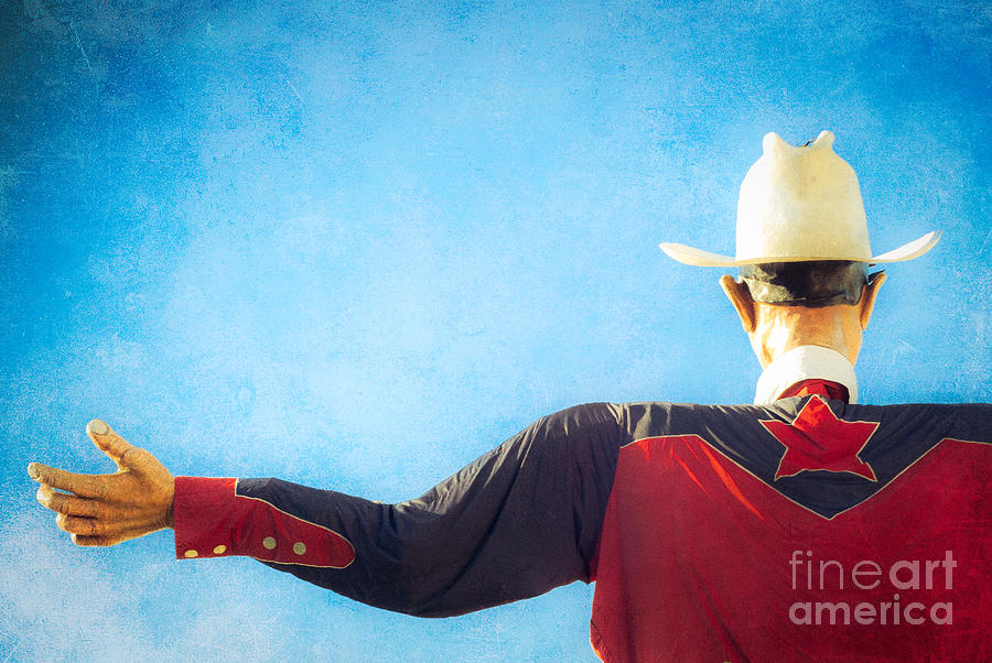 State Fair Of Texas Photograph - Big Tex Lives On by Sonja Quintero