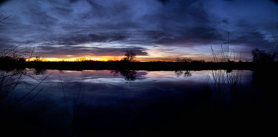 Big Thompson Pond Sunrise Photograph by Steven Reed