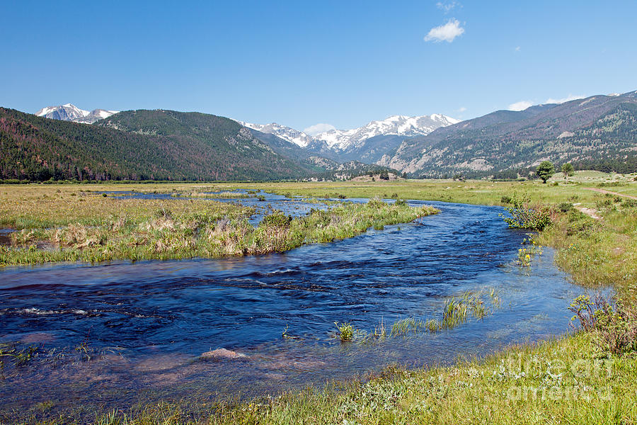 Big Thompson River in Moraine Park in Rocky Mountain National Park Photograph by Fred Stearns