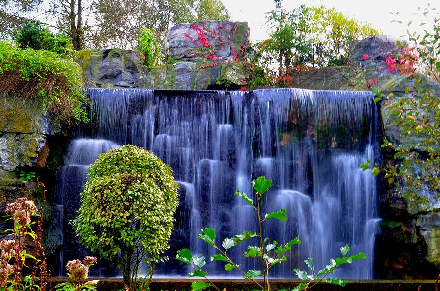 Big Waterfall Photograph By David Bogaert 