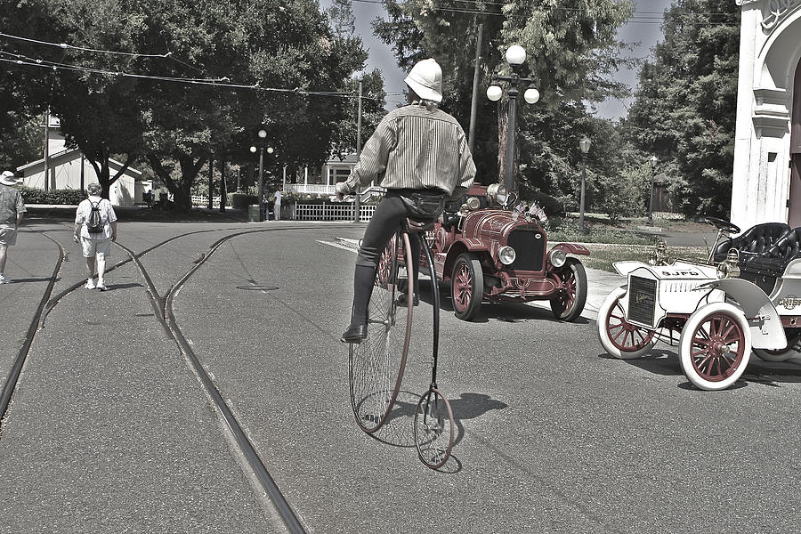 Big Wheel Bicycle Photograph by SC Heffner