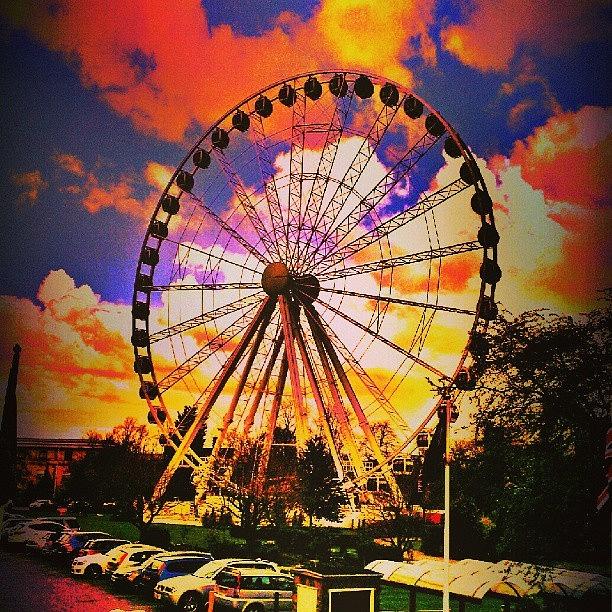 Instagrammer Photograph - Big Wheel York Edit by Chris Drake