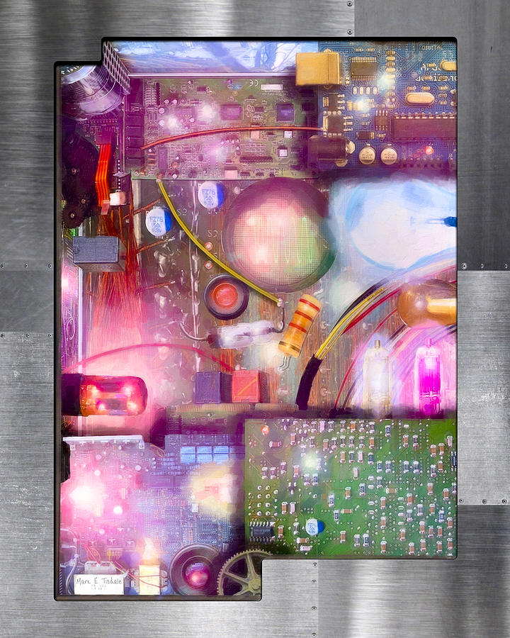 Fantasy Digital Art - Bigger On The Inside - Techno Magic by Mark E Tisdale