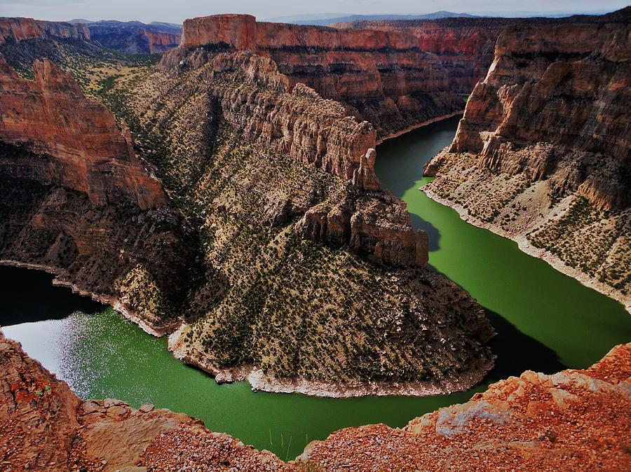 Bend Photograph - Bighorn Canyon by Benjamin Yeager