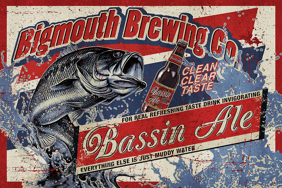 Bigmouth Brewing Painting by JQ Licensing
