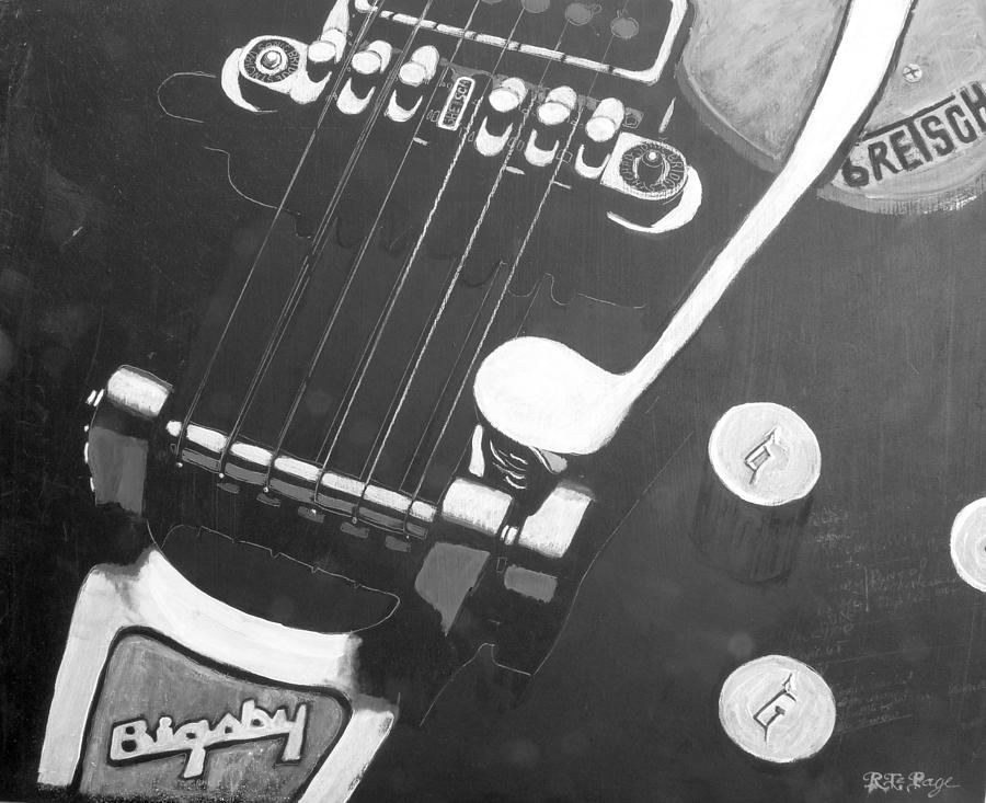 Bigsby Gretsch Painting by Richard Le Page