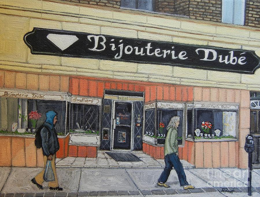 Bijouterie Dube Painting by Reb Frost