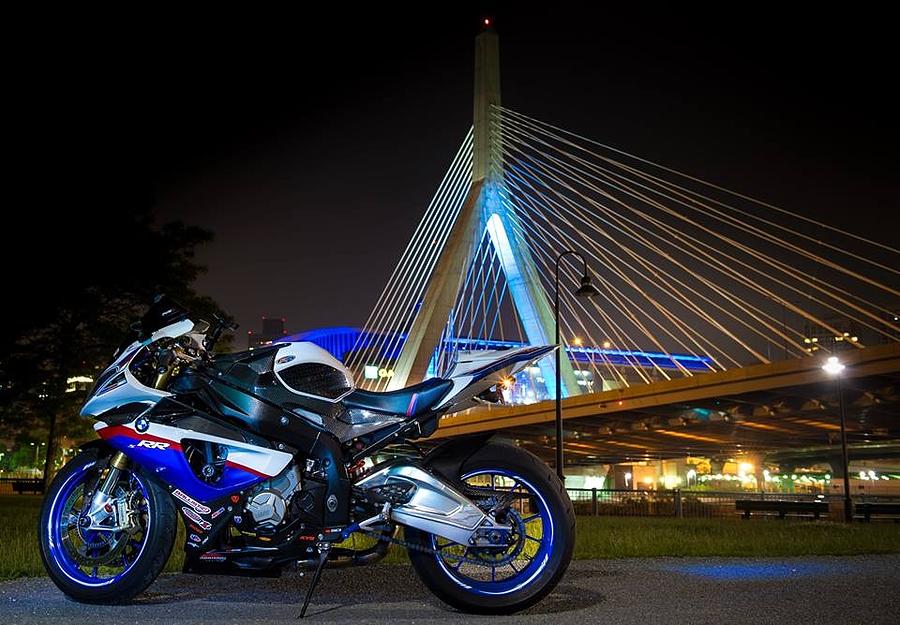 Bike and bridge Photograph by Lawrence Christopher
