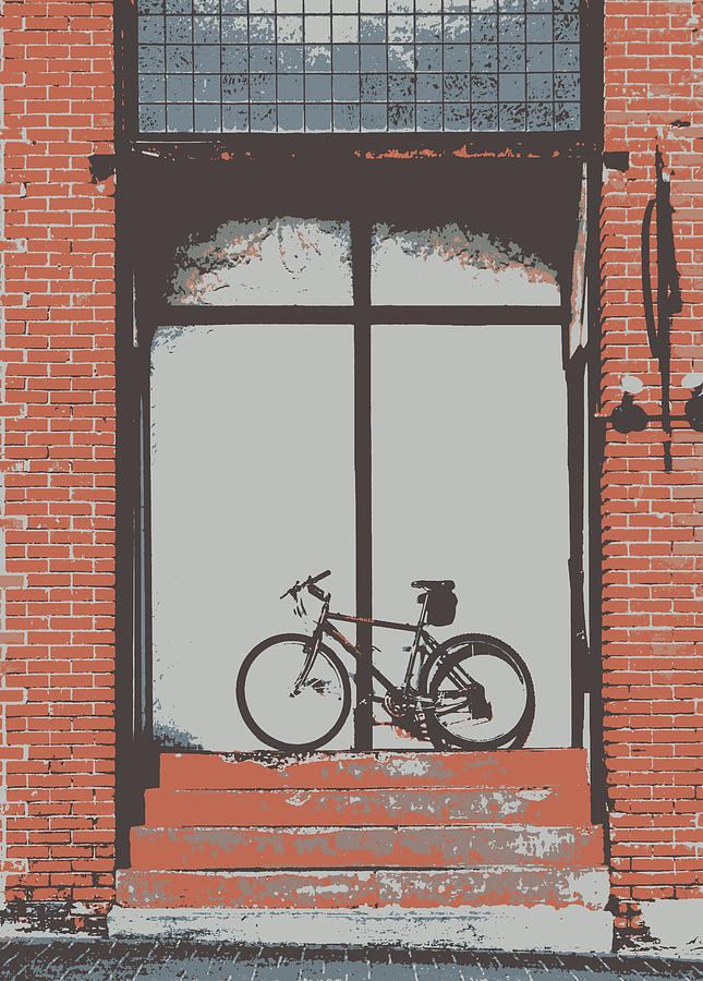 Bike in Doorway Photograph by Rachel Vdolek - Fine Art America