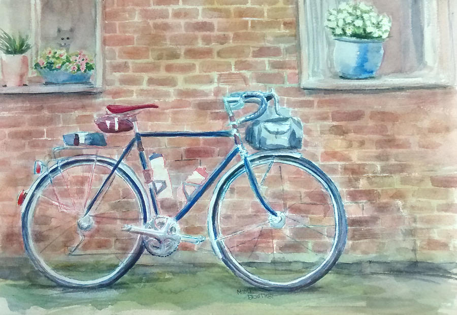 Bike in the Alley Painting by Mimi Boothby