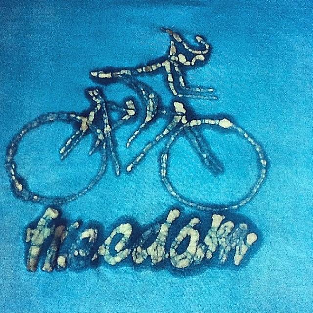Bike Is Freedom... My New Batik Design Photograph by Sandra Lira