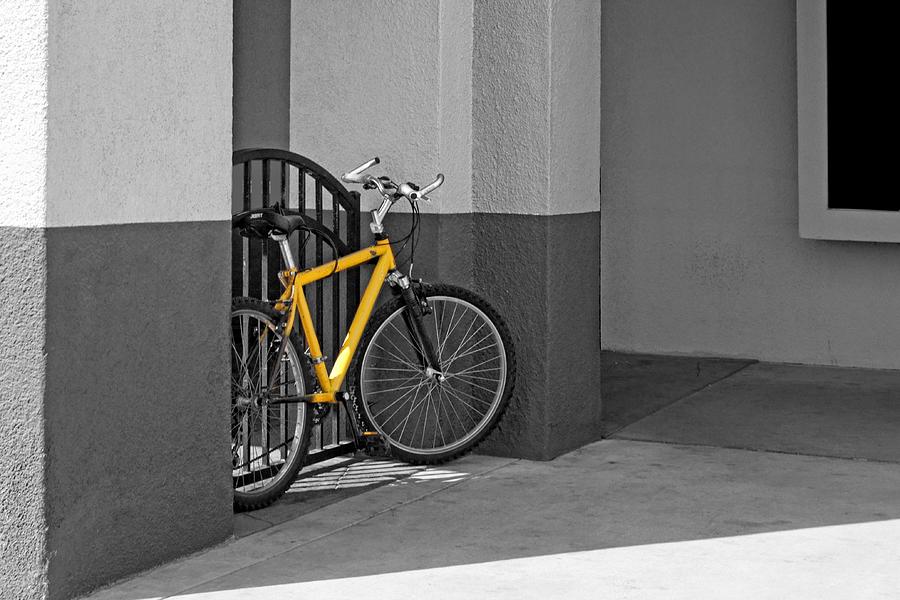 Black And White Photograph - Bike by Nikolyn McDonald