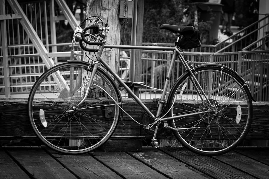 Bike on Deck Photograph by Melinda Ledsome