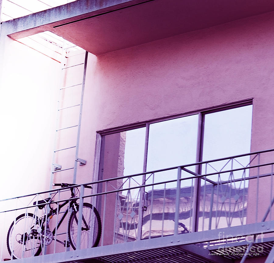 Bike On My Balcony Photograph by Artist and Photographer Laura Wrede