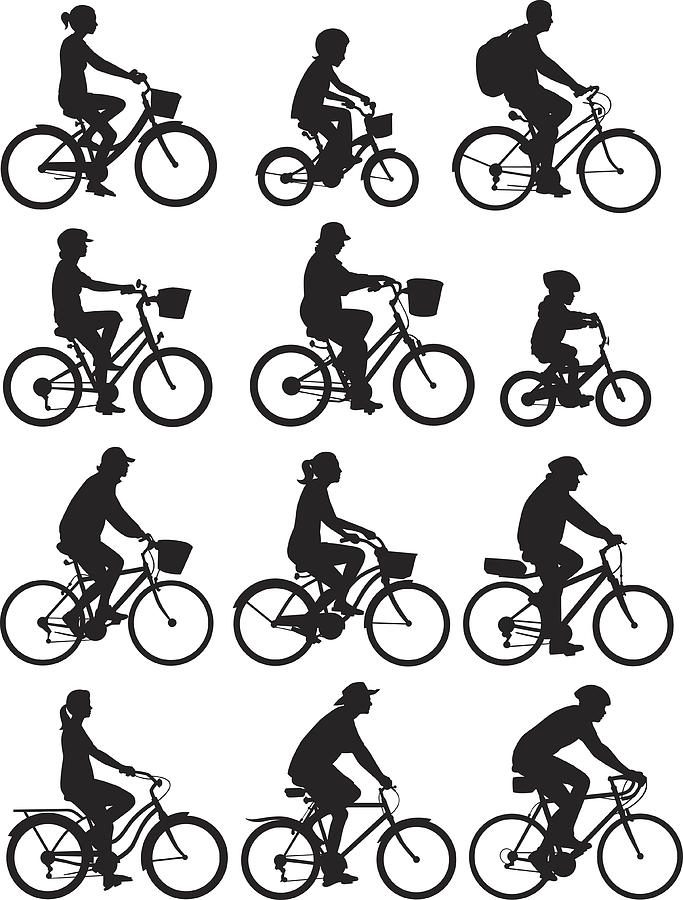Bike Riders Drawing by Rangepuppies