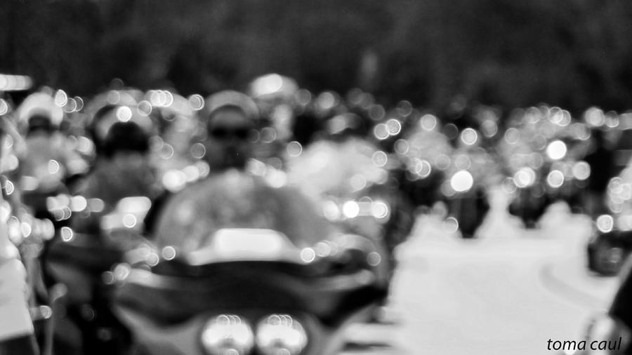 Biker Abstract Photograph by Toma Caul