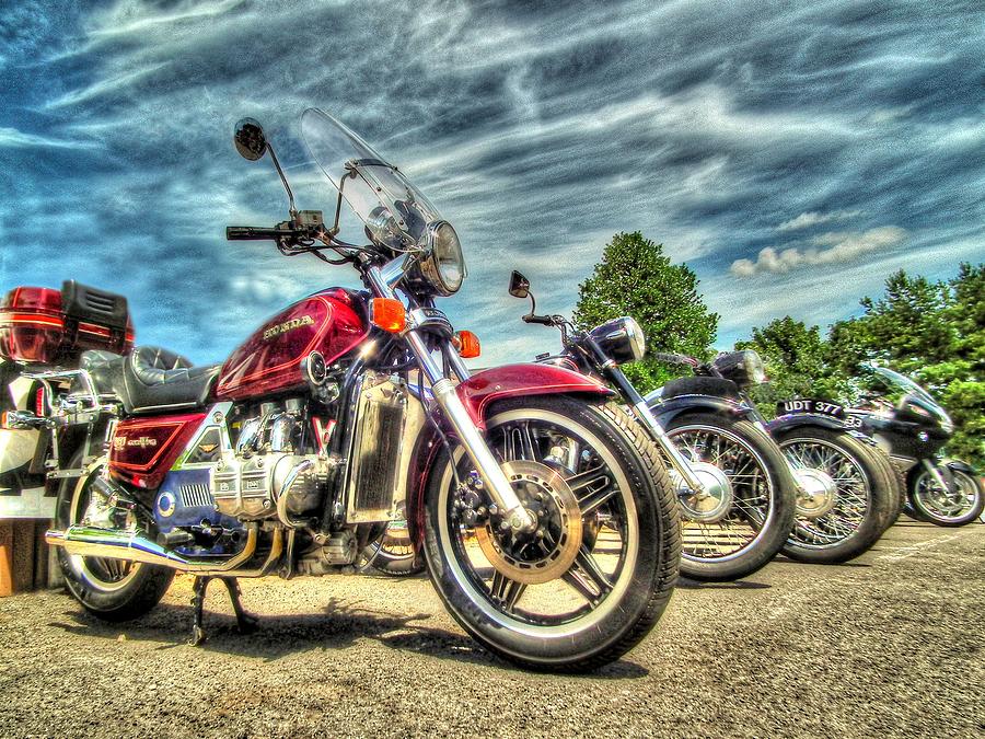 Bikers Grove Photograph by Ted Clark