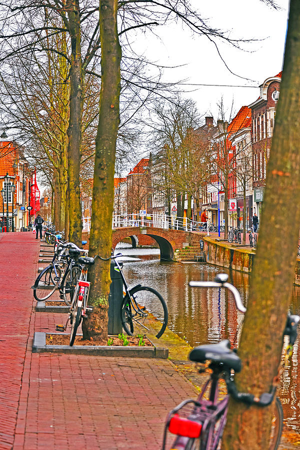 Bikes and Canals Photograph by Elvis Vaughn