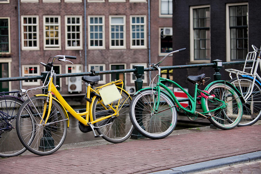 Bikes in Amsterdam Photograph by Artur Bogacki