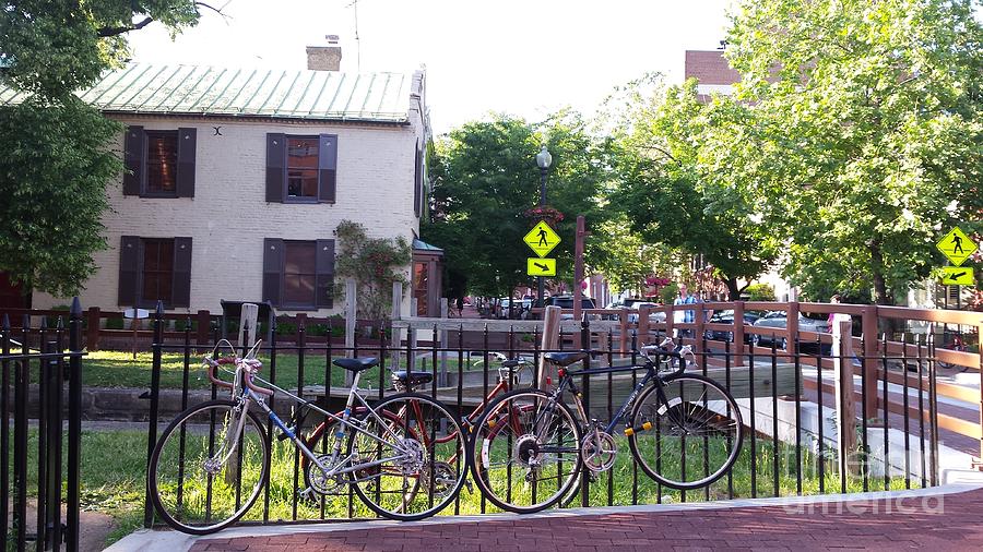 Bikes In Georgetown Photograph by Paddy Shaffer