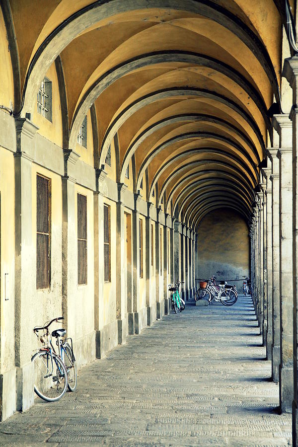 Bikes Under the Porch Photograph by Valentino Visentini