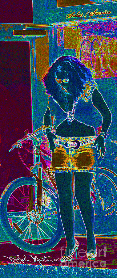 BikesForRent2  Digital Art by Art Mantia