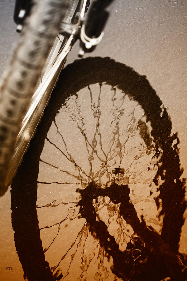 Abstract Photograph - Biking by Karol Livote