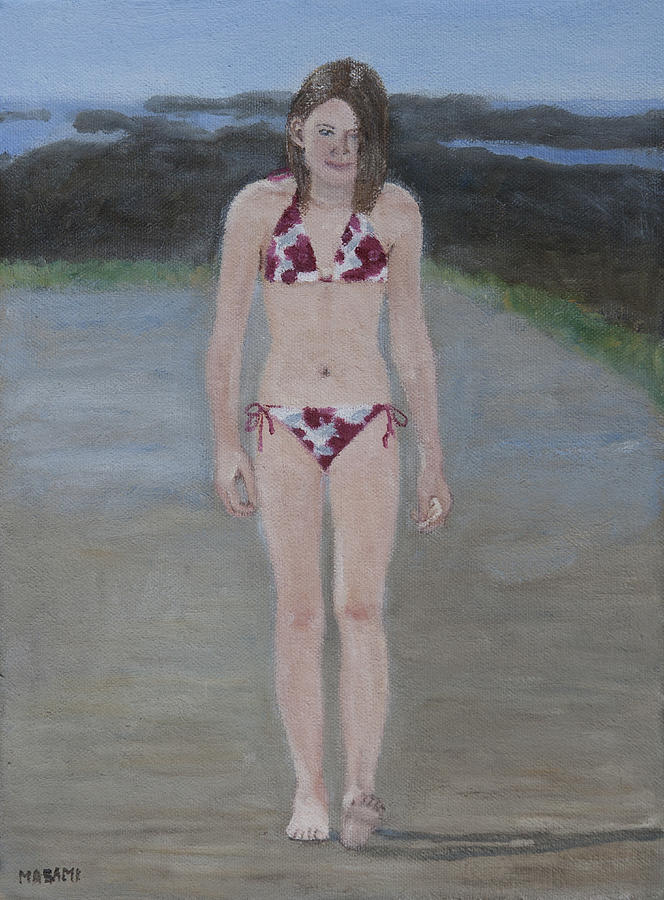 Summer Painting - Bikini Walk by Masami Iida