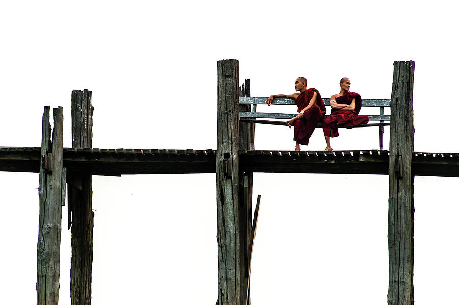bilateral Monks Photograph by Philip Sutton
