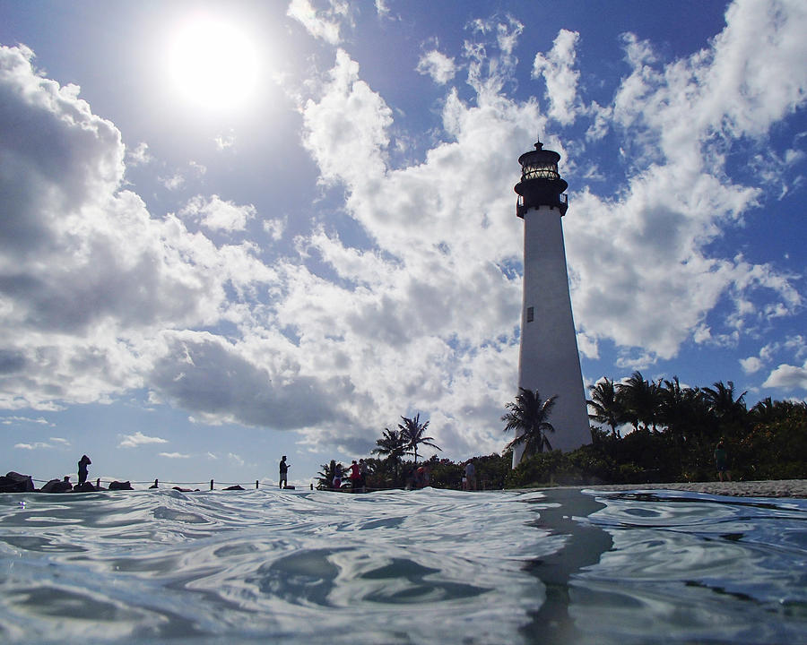 Bill Baggs lighthouse on Key Biscayne Photograph by Toby McGuire