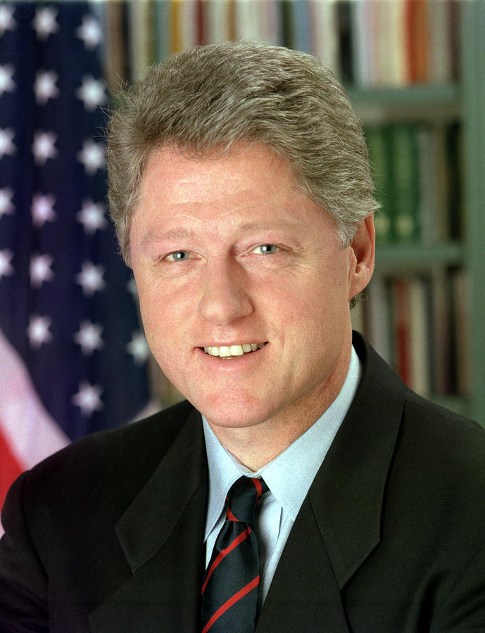 Bill Clinton Digital Art by Georgia Clare