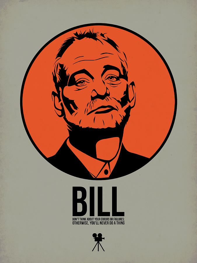Bill Murray Digital Art - Bill Poster 3 by Naxart Studio