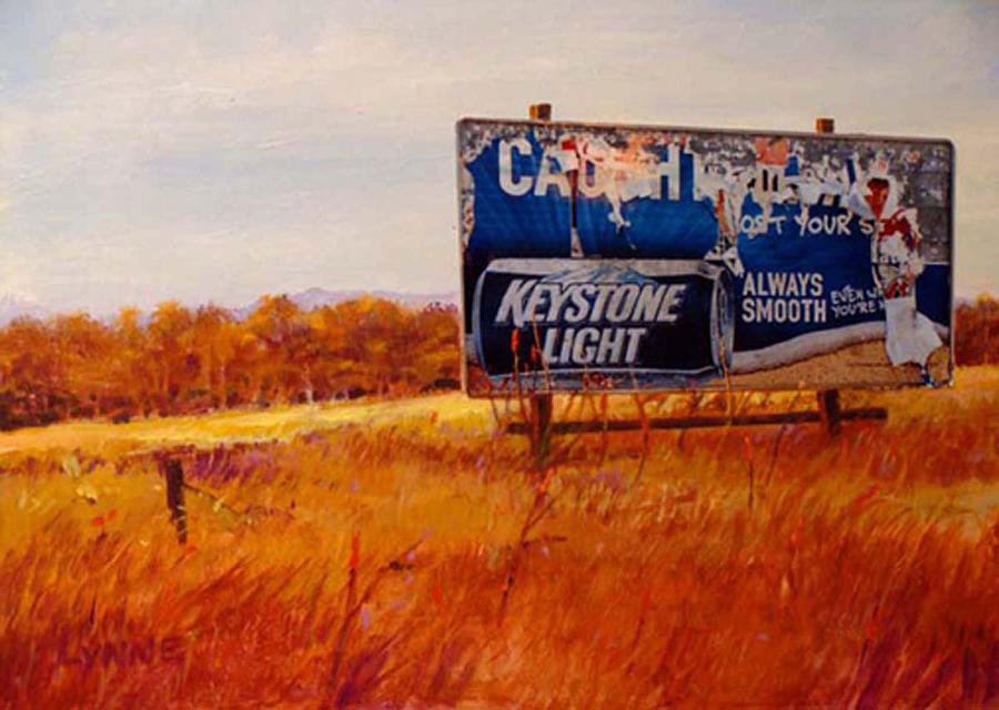 Billboard Painting by Michael Lynne Fine Art America