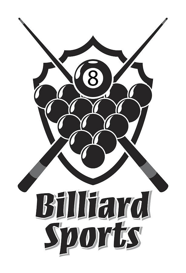 Billiard Sports Drawing by Jobalou