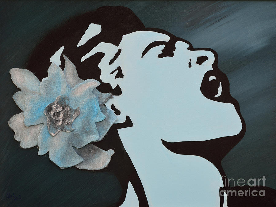Billie Holiday Painting by Alys Caviness-Gober