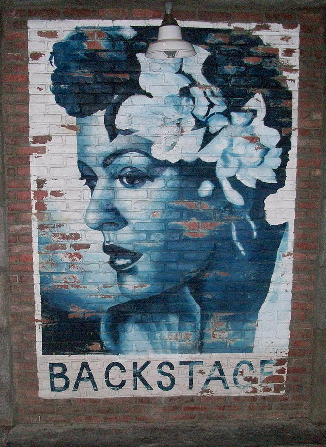 Jazz Photograph - Billie Holiday Mural by Brian Douglas