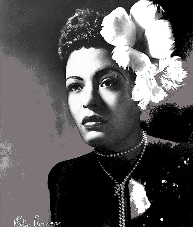 Billie Holiday singer song writer no date-2014 Photograph by David Lee Guss