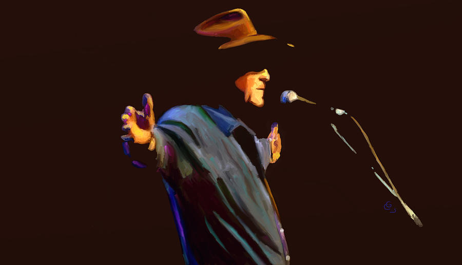 Willie Nelson Painting - Billie Joe Shaver by G Cannon