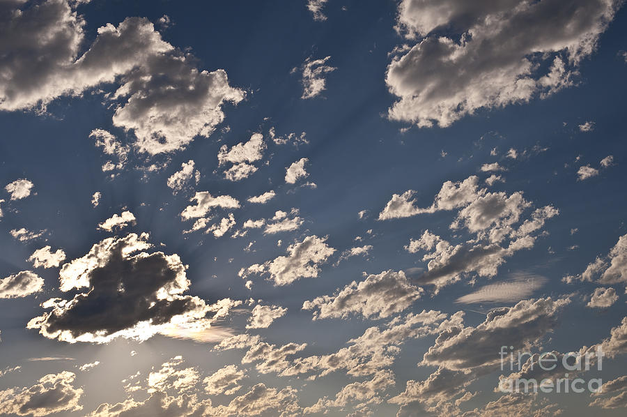 Billowing Altocumulus Clouds Photograph by Jim Corwin