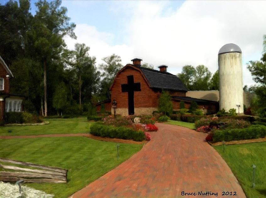 Billy Graham Library Painting by Bruce Nutting