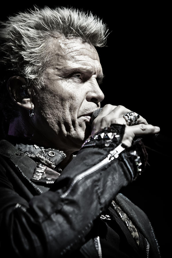Billy Idol live in concert 3  Photograph by Jennifer Rondinelli Reilly - Fine Art Photography